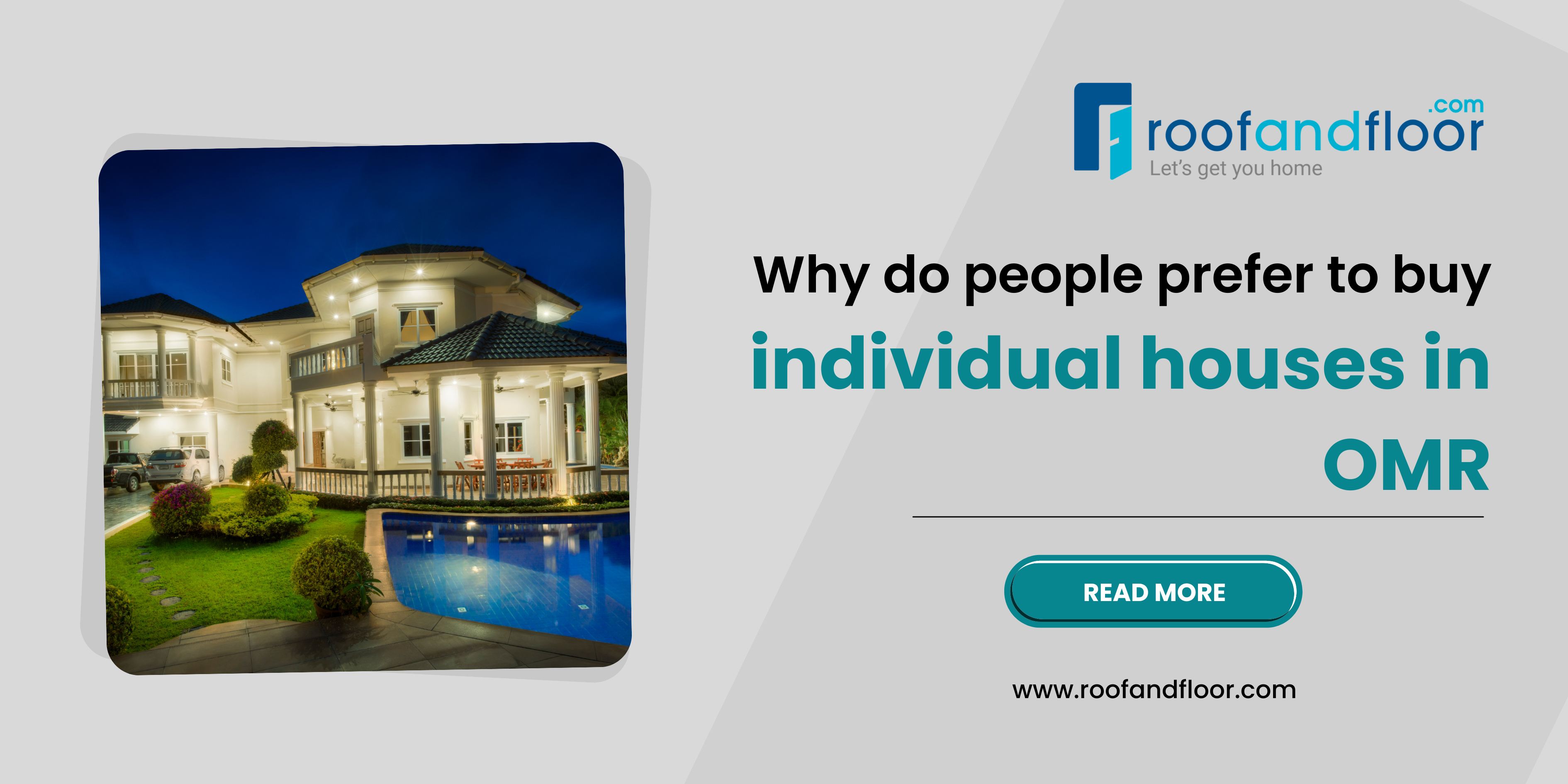 Why do people prefer to buy individual houses in OMR