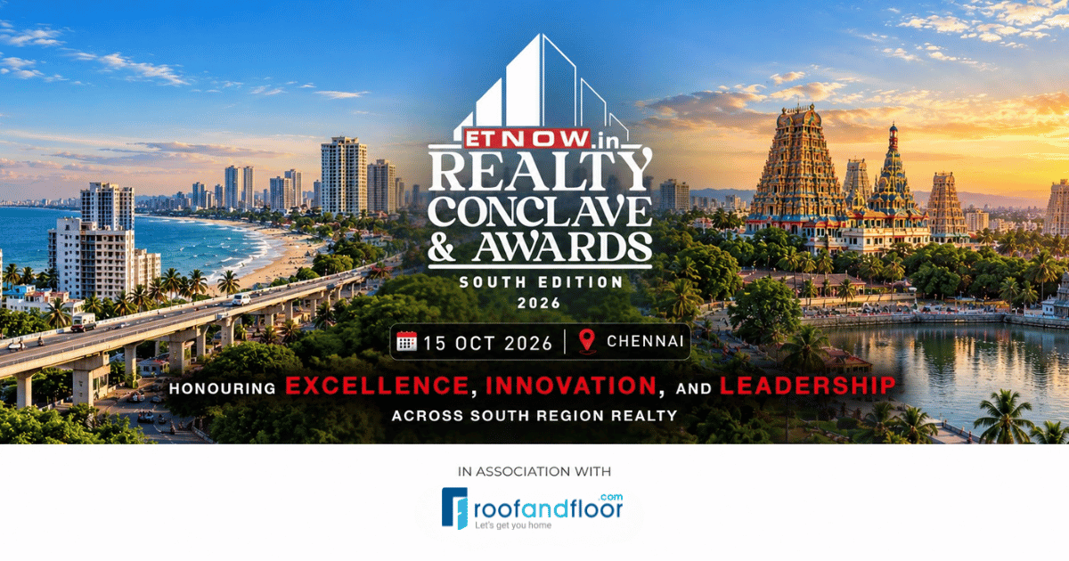 RoofandFloor.com joins hands with ETNOW Realty Conclave and Awards 2026 - South Edition