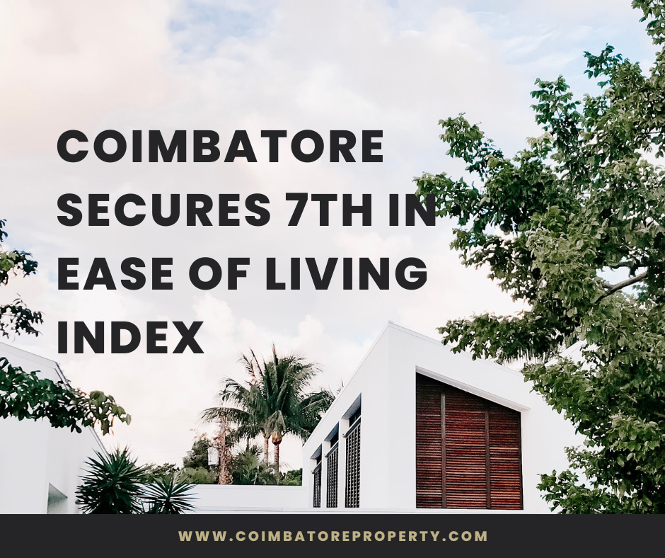 Coimbatore secures 7th in Ease of Living Index