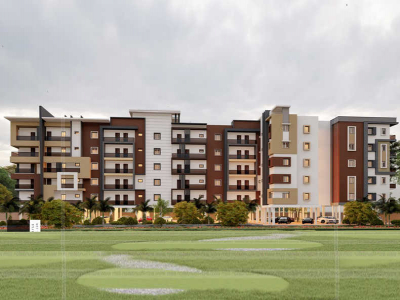 3 BHK Flats for sale in Majesticka Grande, Saibaba Colony