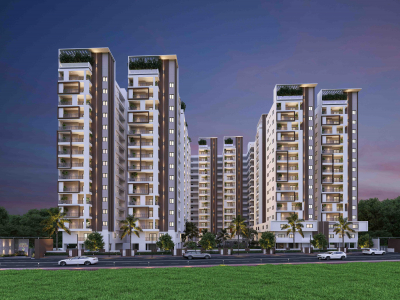 2, 3 BHK Flats for sale in Merlion Galaxia, Pragathi Nagar