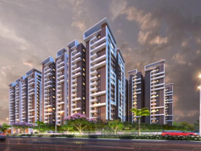 3 BHK Flats for sale in White Waters at Y, Kukatpally