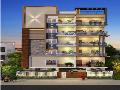 3 BHK Flats for sale in Milestone Residency, Kalyan Nagar