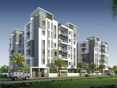 3 BHK Flats for sale in Aryamitra Crest, Puppalaguda
