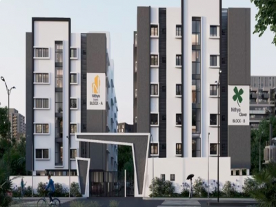 2, 3 BHK Flats for sale in Nithya Clover, Puliakulam