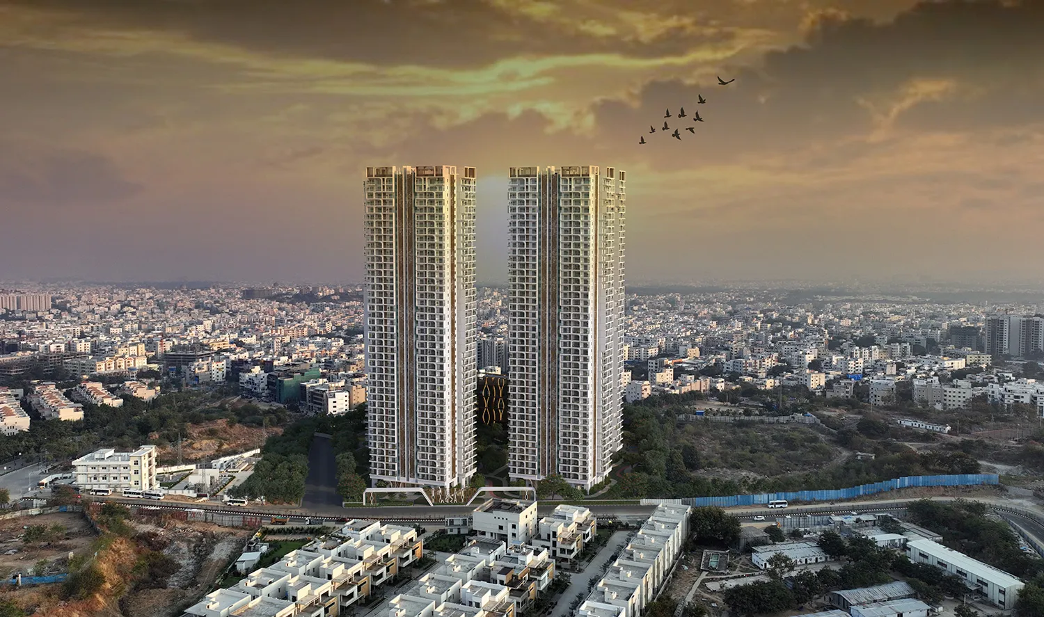 3, 4 BHK Flats for sale in Arka, Khaja Guda
