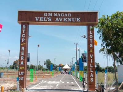 Plots for sale in Vels Avenue, Kadachanendhal