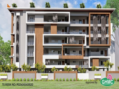 3 BHK Flats for sale in Green Meadows, Rajendra Nagar