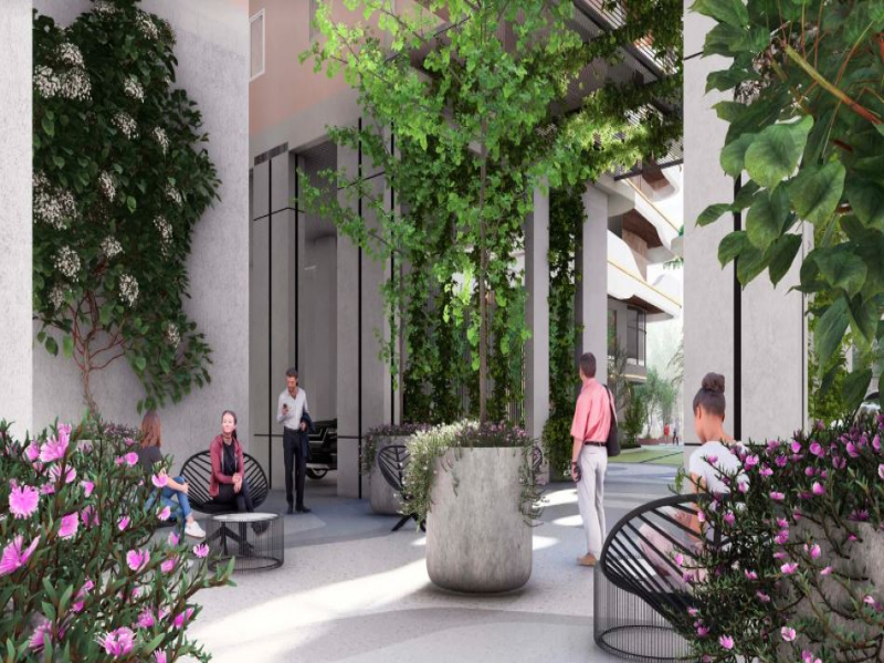 Breeze in the Courtyard