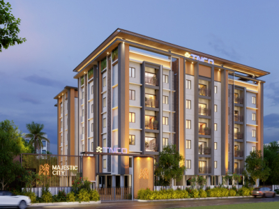 1, 2, 3 BHK Flats for sale in Majestic City, GN Mills