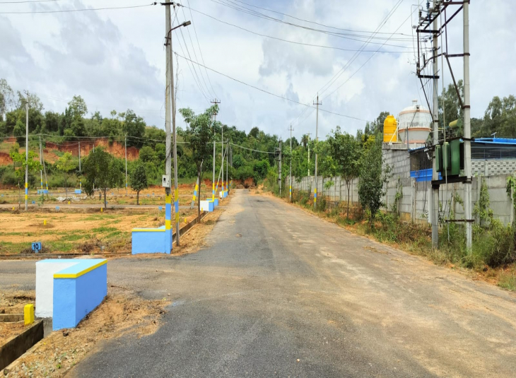 1200 Sq.Ft Plot for sale in Ramohalli