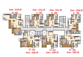 3 BHK Flats for sale in Whitefield