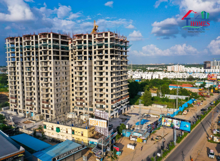 1840 Sq.Ft, 3 BHK Flats for sale in Mokila