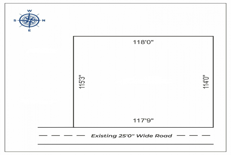29 Cents Plot for sale in GN Mills