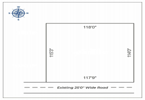 29 Cents Plot for sale in GN Mills