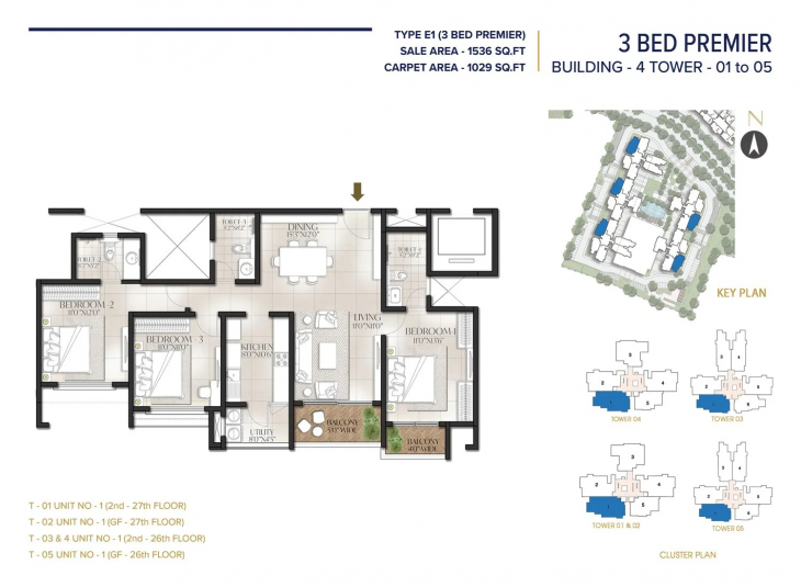 3 BHK Flats for sale in Sarjapur
